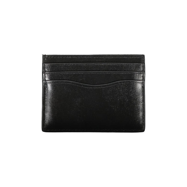 Calvin Klein Schwarzes Leder Portemonnaie