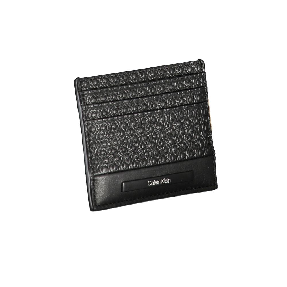 Calvin Klein Schwarzes Polyester Portemonnaie