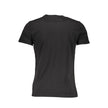 La Martina Schwarzes Baumwoll-T-Shirt für Herren