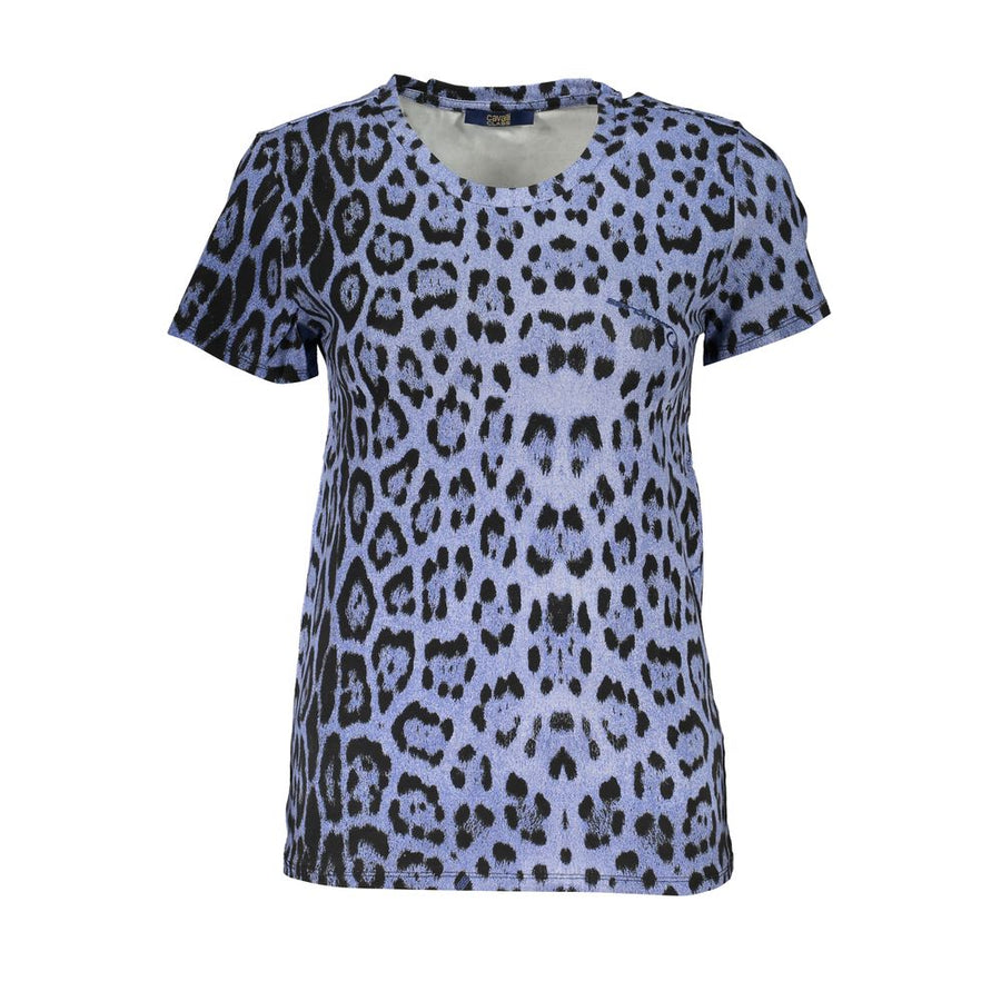 Cavalli Class Azzurro Women's Cotton T-Shirt