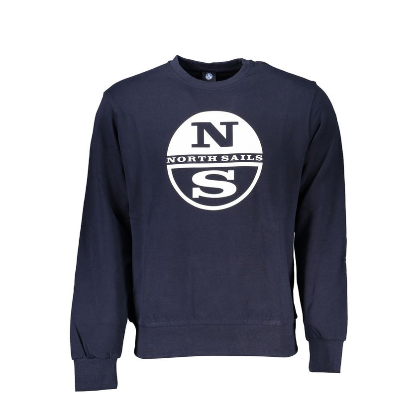 North Sails Blauer Baumwollpullover für Herren