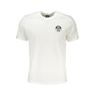 North Sails Bianco Baumwoll-T-Shirt für Herren