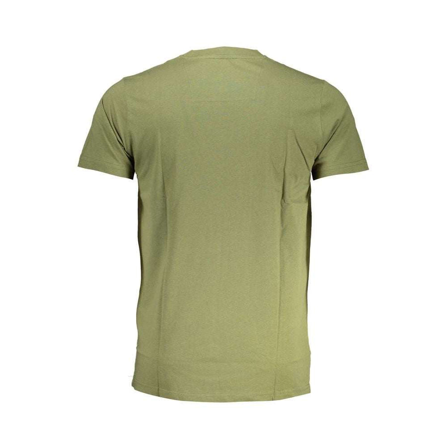 Cavalli Class Men's Green Cotton T-Shirt