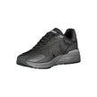 Blauer Schwarzer Sneaker aus Polyurethan für Herren