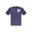 North Sails Blaues Baumwoll-T-Shirt für Herren