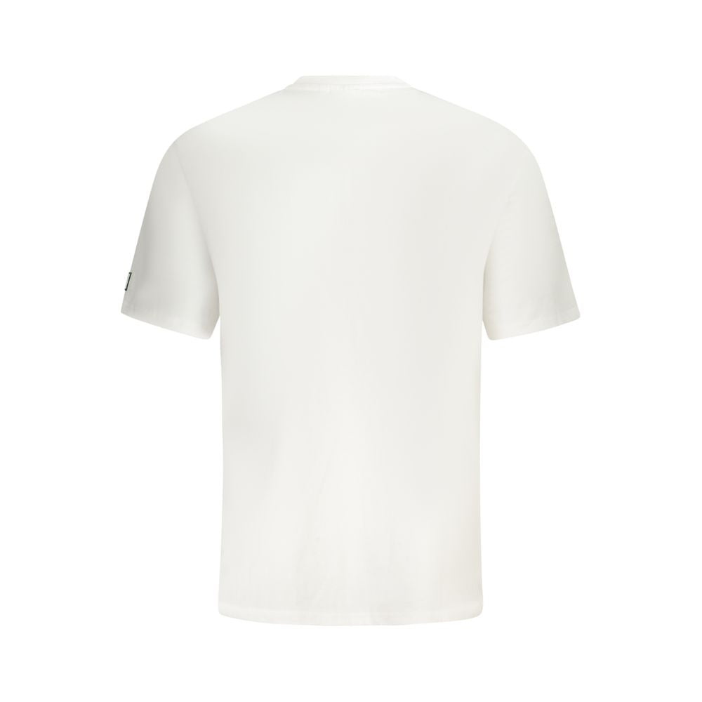 Fila Weißes Baumwoll-T-Shirt für Herren