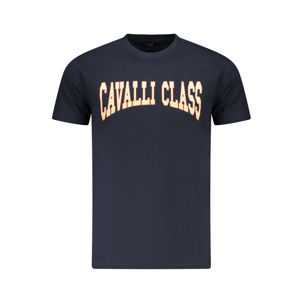 Cavalli Class Men's Blue Cotton T-Shirt