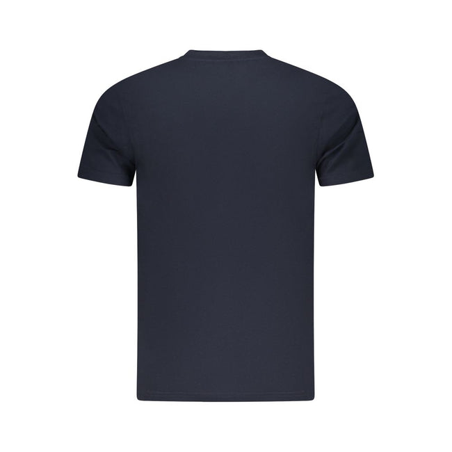 Cavalli Class Blaues Baumwoll-T-Shirt für Herren