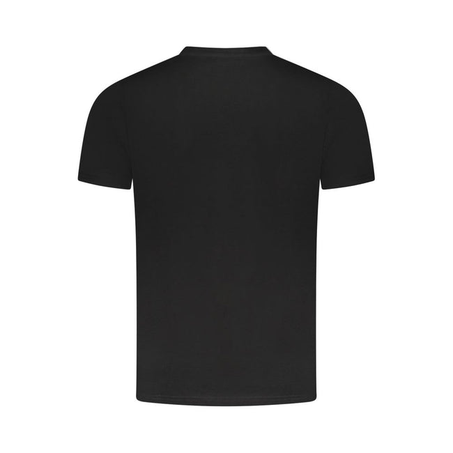 Cavalli Class Schwarzes Baumwoll-T-Shirt für Herren