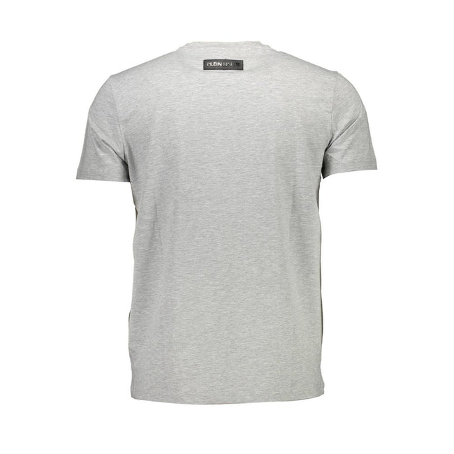 Plein Sport Grigio Baumwoll-T-Shirt für Herren