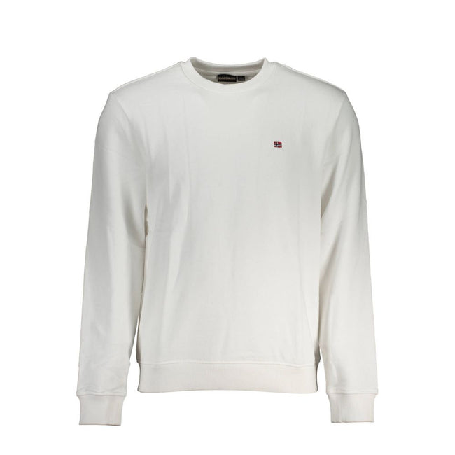 Napapijri Bianco Baumwoll-Sweatshirt für Herren