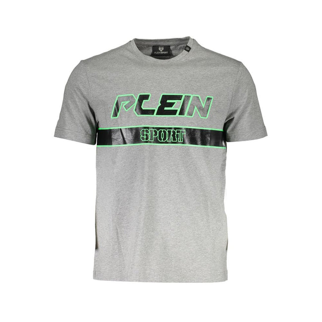 Plein Sport Grigio Baumwoll-T-Shirt für Herren