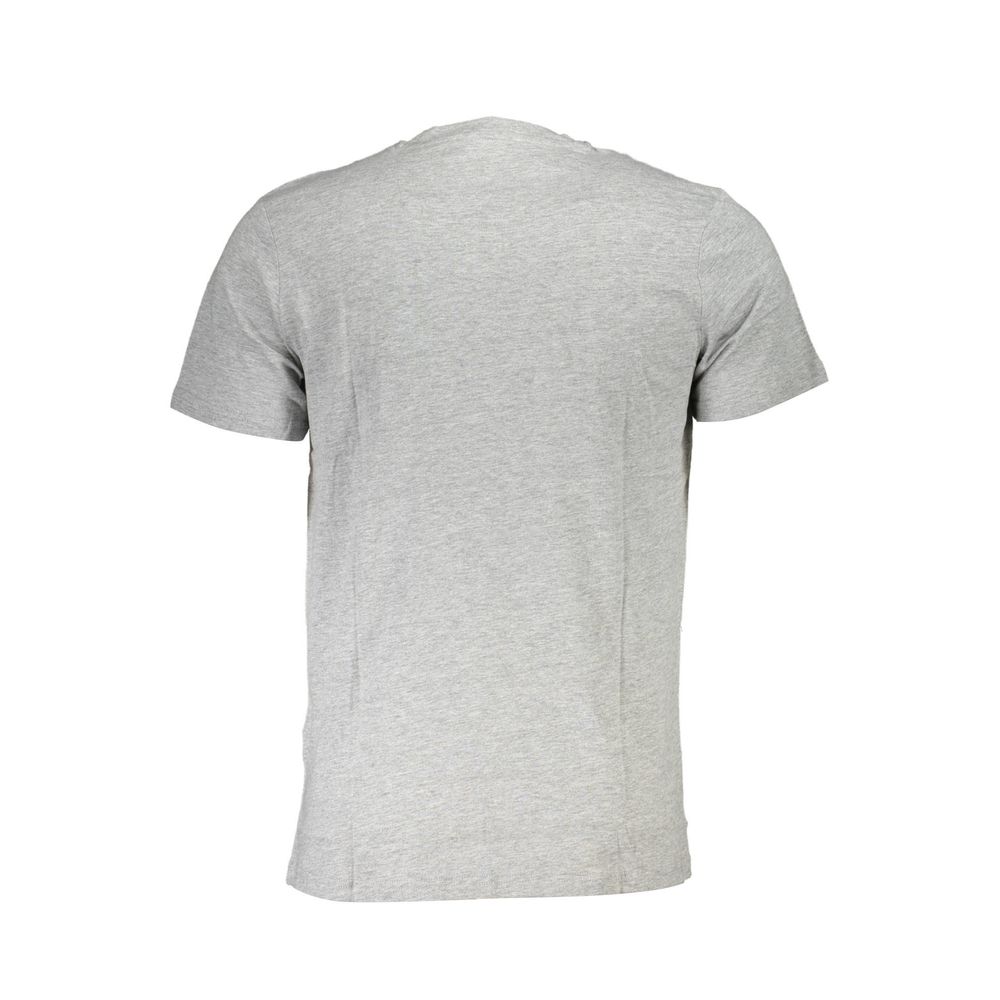 Cavalli Class Men's Grey Cotton T-Shirt
