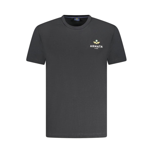 Armata Di Mare Schwarzes Baumwoll-T-Shirt für Herren