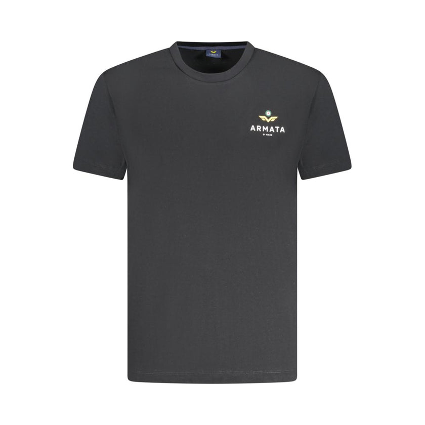 Armata Di Mare Schwarzes Baumwoll-T-Shirt für Herren