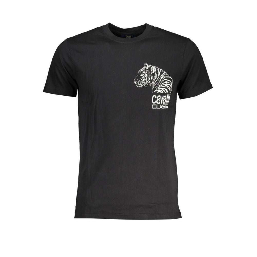 Cavalli Class Men's Black Cotton T-Shirt
