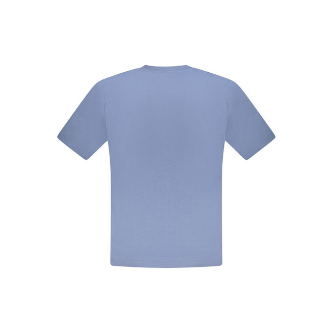 North Sails Blu Baumwoll-T-Shirt für Herren