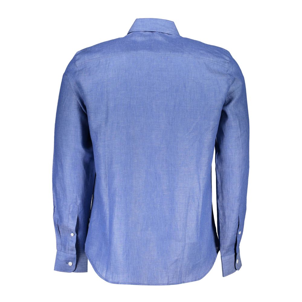 North Sails Blaues Leinenhemd