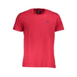 La Martina Rotes Baumwoll-T-Shirt