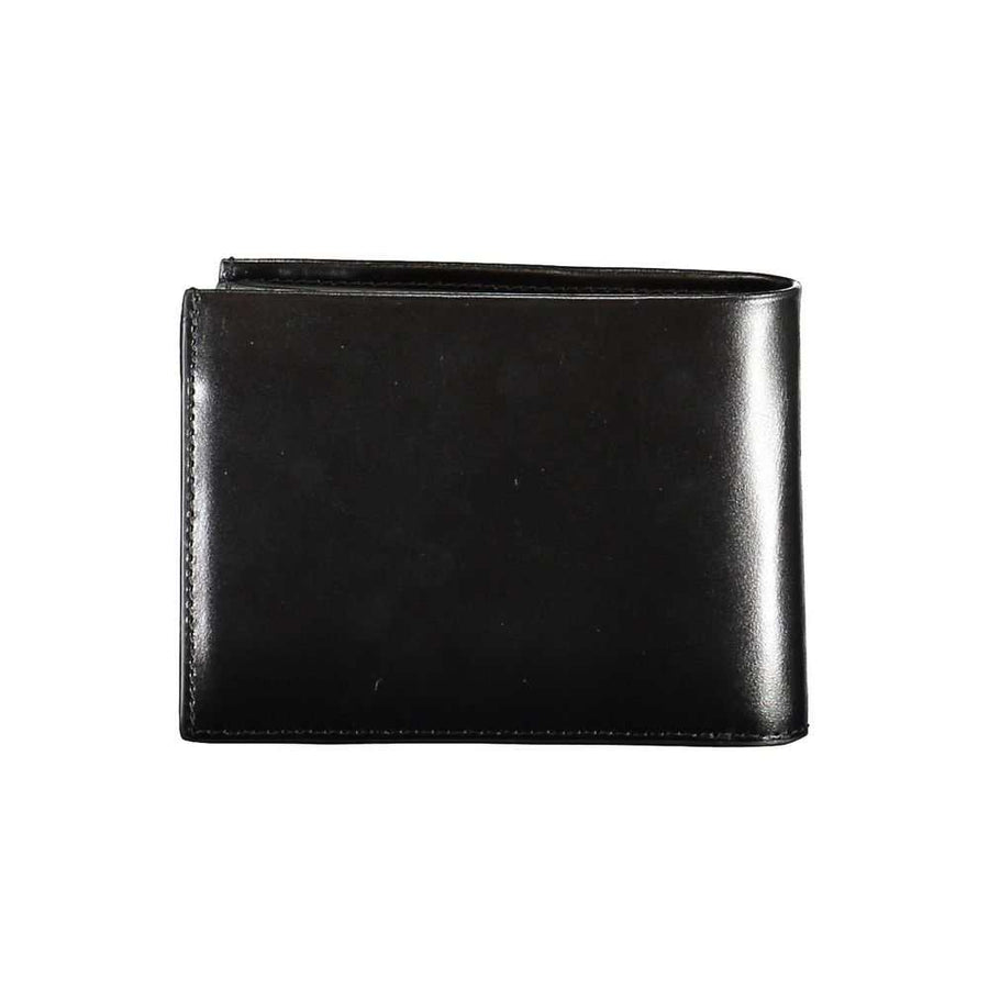 Calvin Klein Schwarzes Leder Portemonnaie für Herren