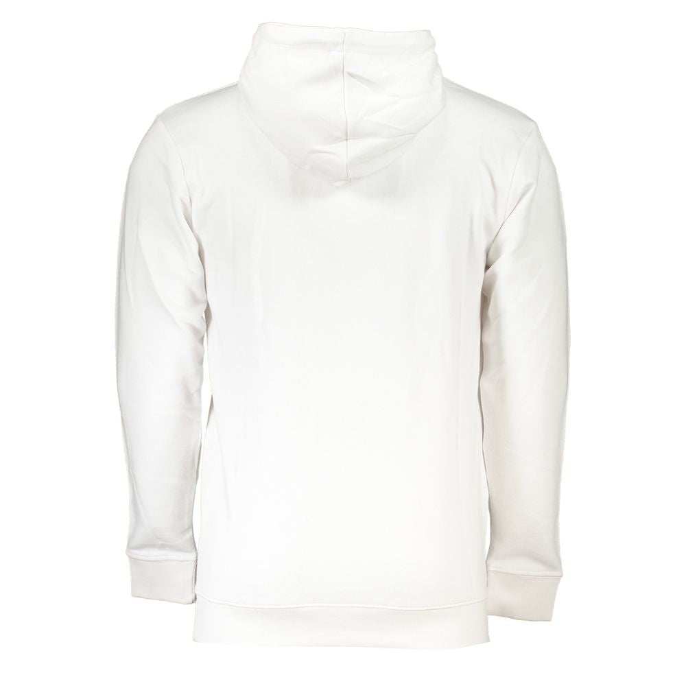 Cavalli Class Men's White Cotton Sweatshirt