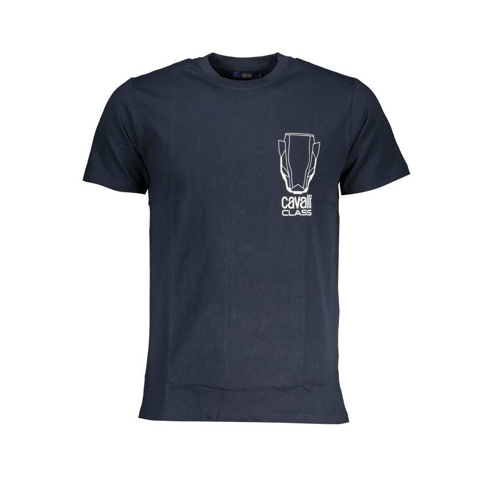Cavalli Class Men's Blue Cotton T-Shirt