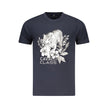 Cavalli Class Blu Baumwoll-T-Shirt für Herren