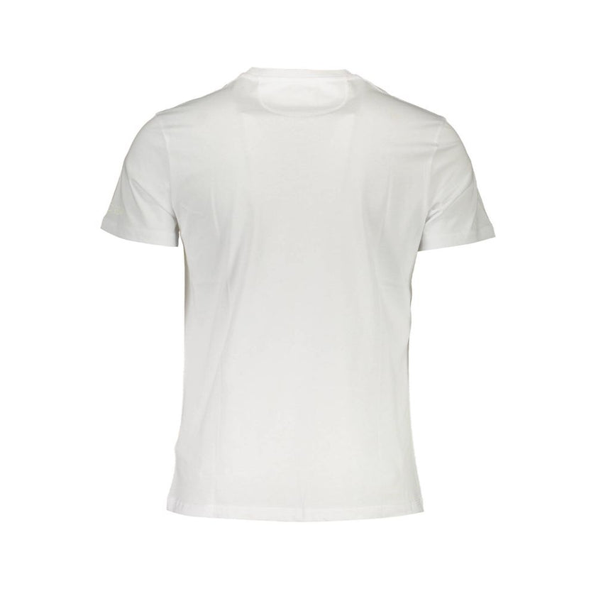 La Martina Bianco Baumwoll-T-Shirt für Herren