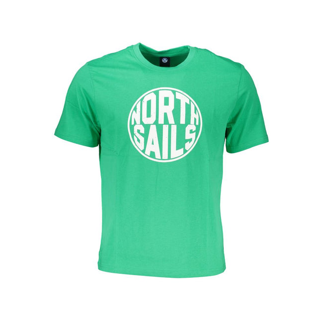 North Sails Verde Baumwoll-T-Shirt für Herren