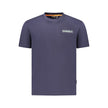 Napapijri Blaues Baumwoll-T-Shirt für Herren