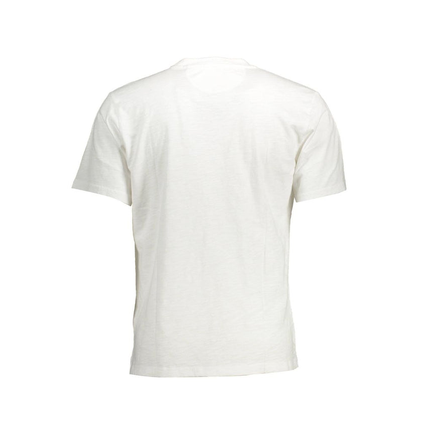 La Martina Bianco Baumwoll-T-Shirt für Herren