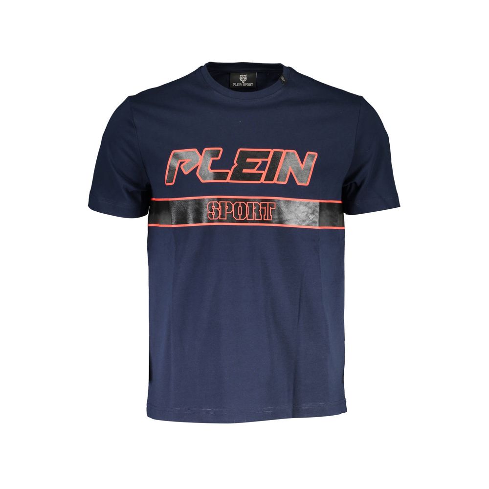 Plein Sport Blu Baumwoll-T-Shirt für Herren