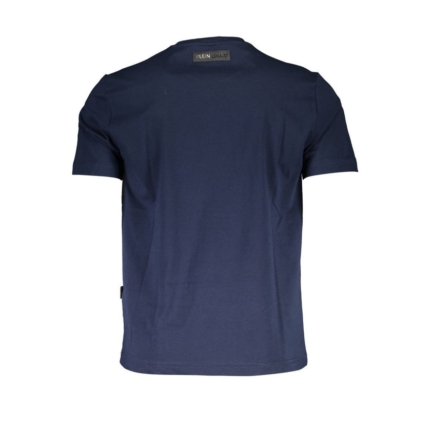 Plein Sport Blu Baumwoll-T-Shirt für Herren