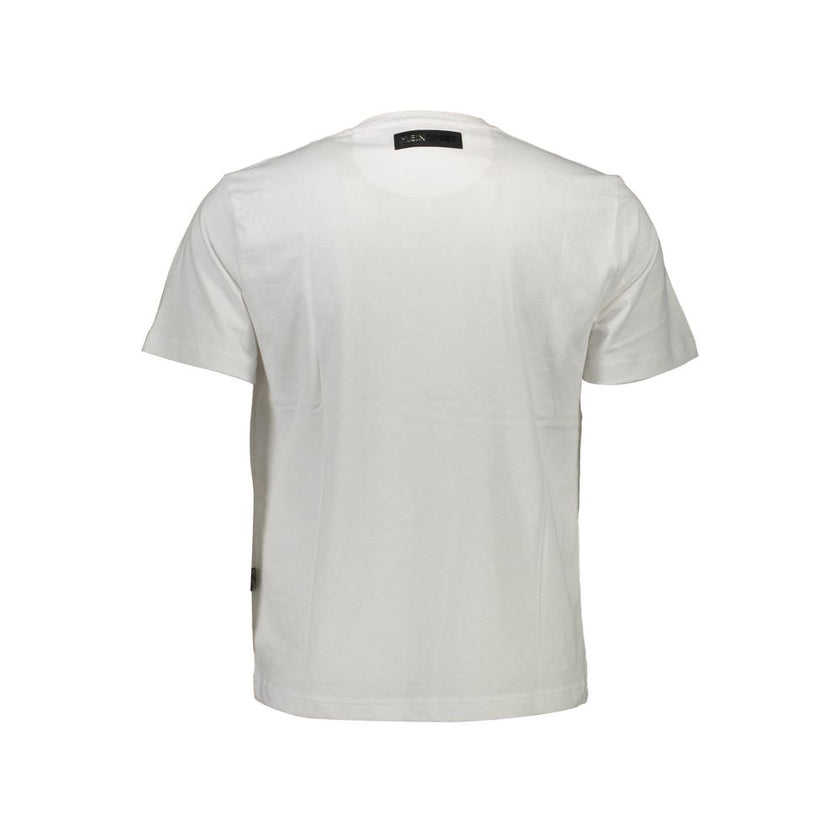 Plein Sport Weißes Herren-T-Shirt aus Baumwolle