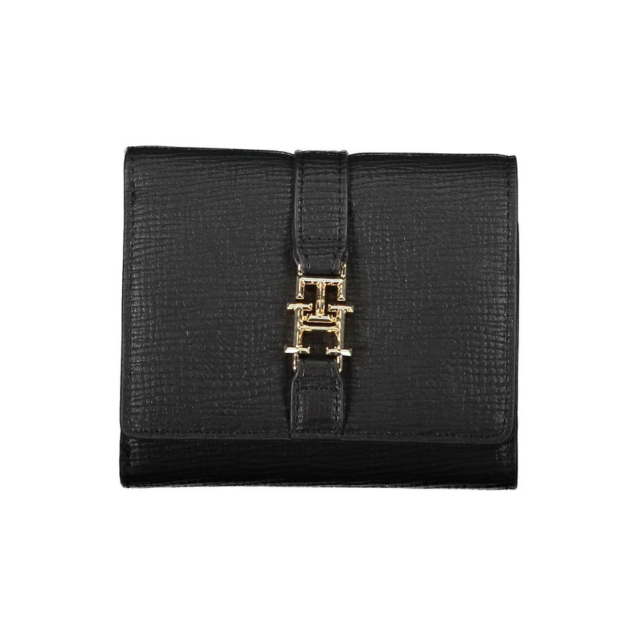 Tommy Hilfiger Nero Damen Geldbörse aus Polyurethan