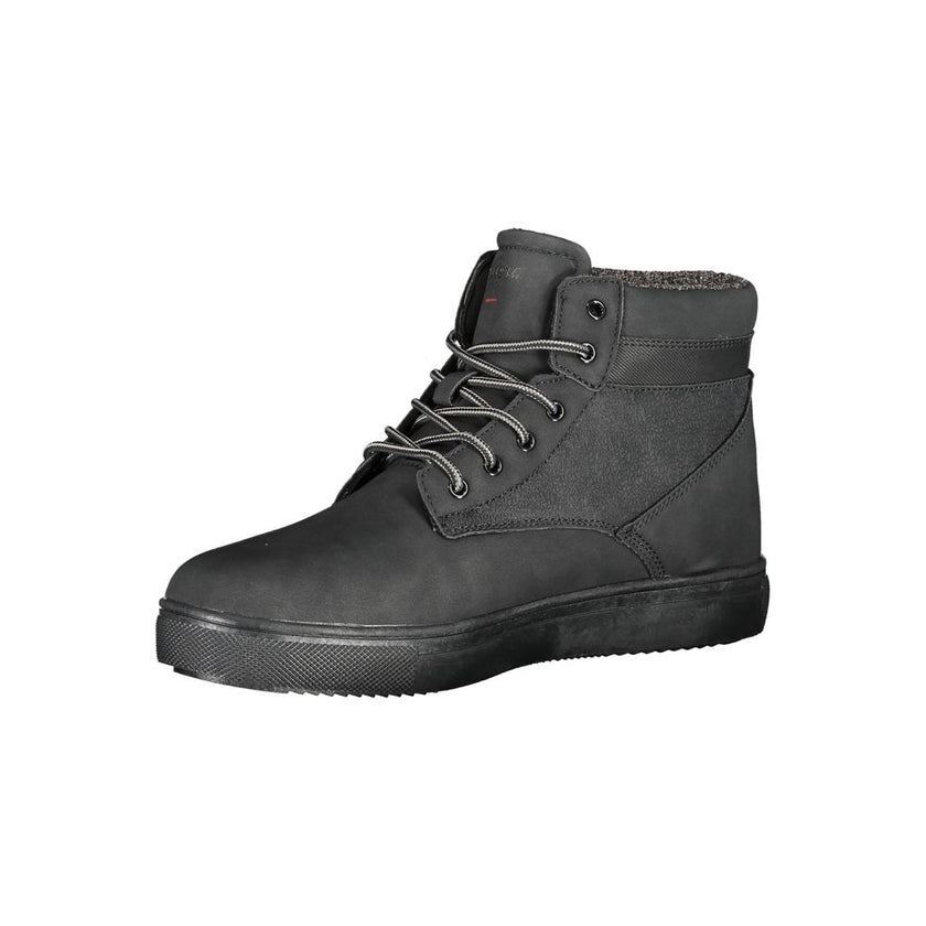 Carrera Schwarzer Polyester Herrenstiefel