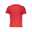 North Sails Rotes Baumwoll-T-Shirt für Herren
