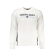 North Sails Weißes Herren-Sweatshirt aus Baumwolle