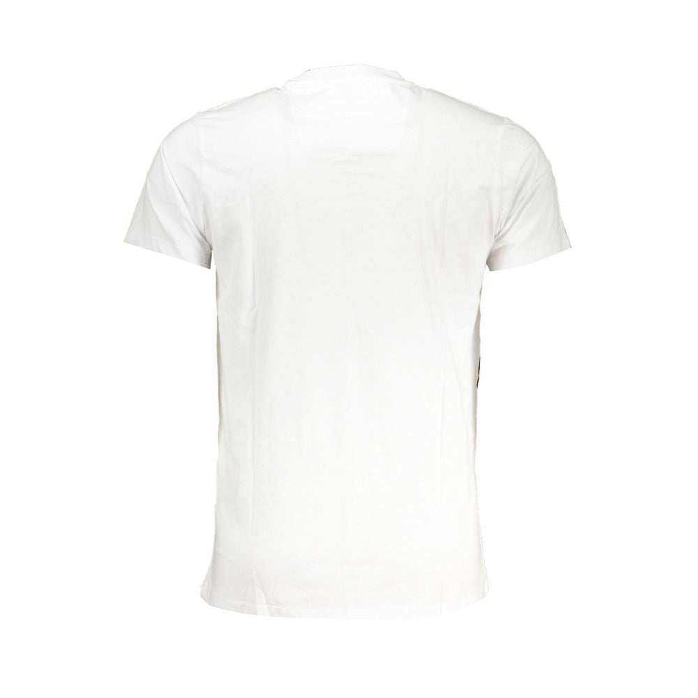 Cavalli Class Men's White Cotton T-Shirt