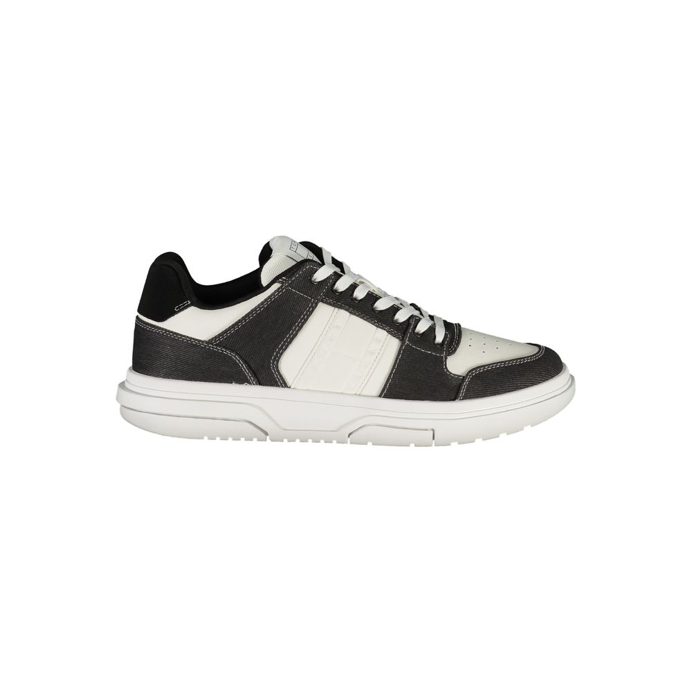 Tommy Hilfiger Men's Black Polyurethane Sneaker