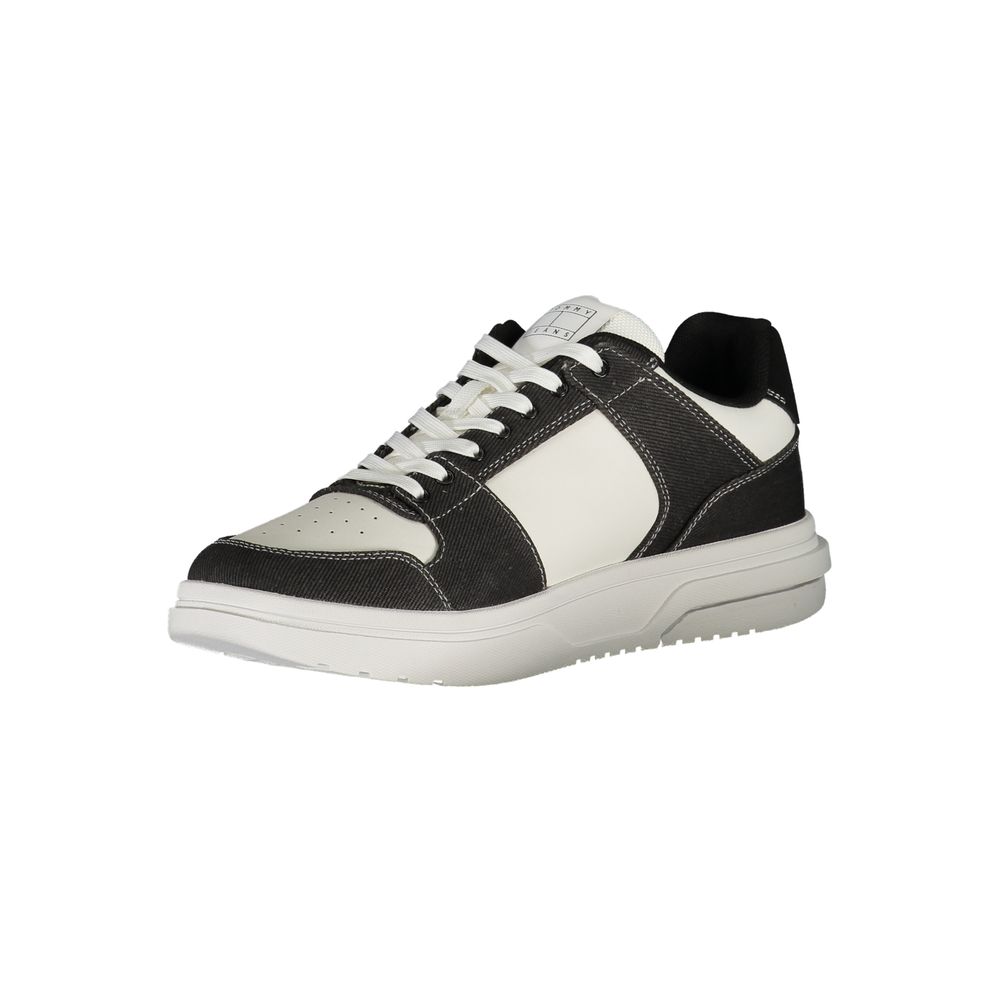 Tommy Hilfiger Men's Black Polyurethane Sneaker