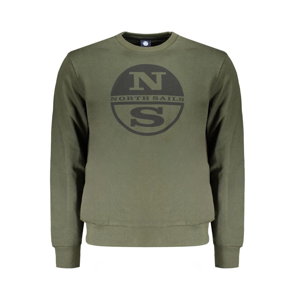 North Sails Verde Baumwoll-Sweatshirt für Herren
