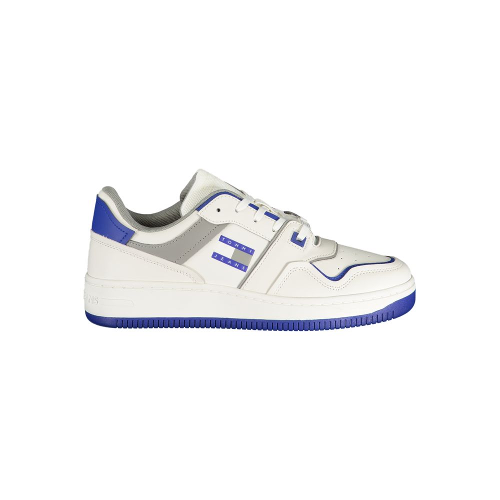 Tommy Hilfiger White Polyethylene Men's Sneakers