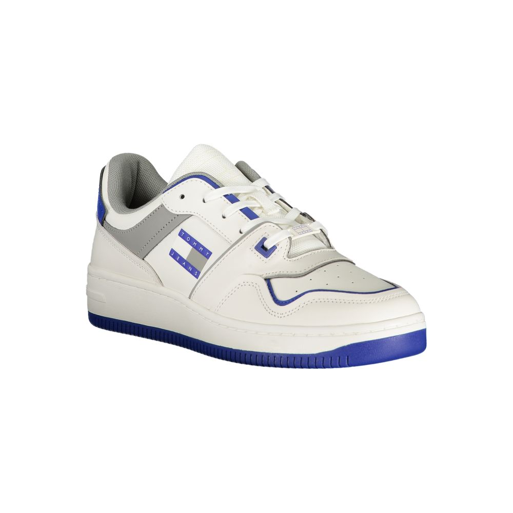 Tommy Hilfiger White Polyethylene Men's Sneakers