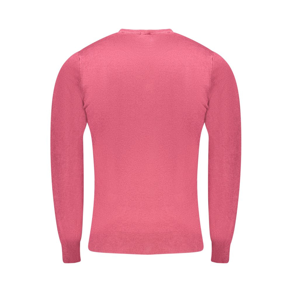 Cavalli Class Red Viscose Sweater for Men