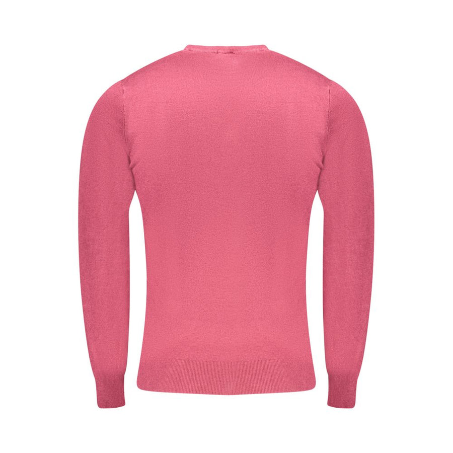 Cavalli Class Roter Viskose Pullover für Männer