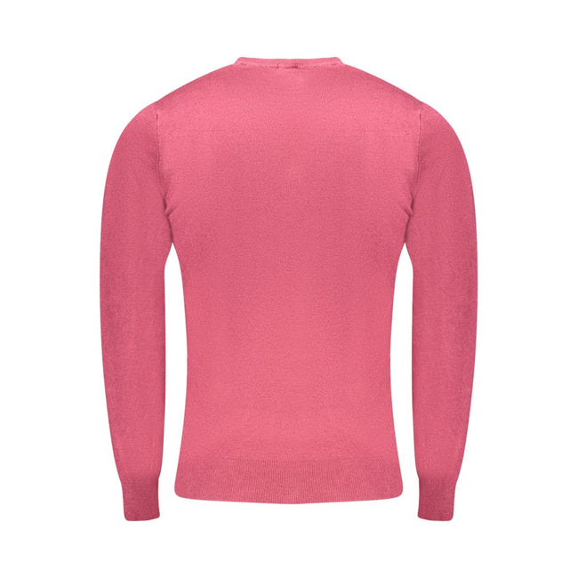 Cavalli Class Roter Viskose Pullover für Männer
