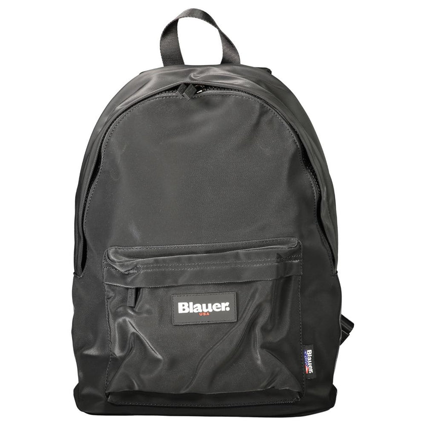 Blauer Schwarzer Rucksack aus Polyester für Herren