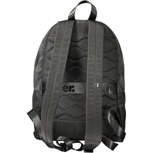 Blauer Schwarzer Rucksack aus Polyester für Herren