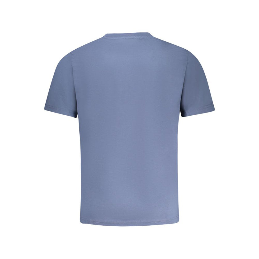 North Sails Blu Baumwoll-T-Shirt für Herren